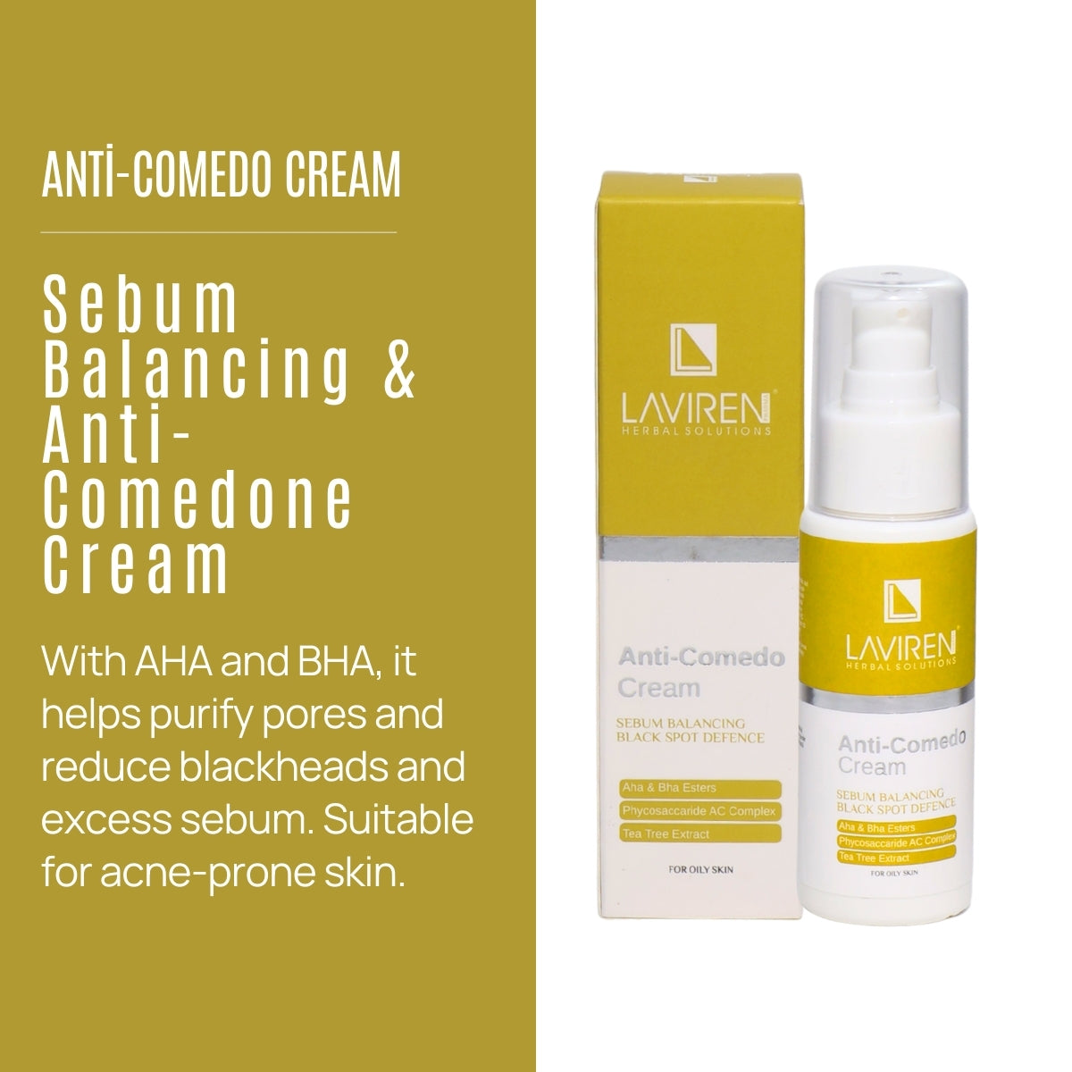 LAVIREN Anti-Comedo Cream - EN 1