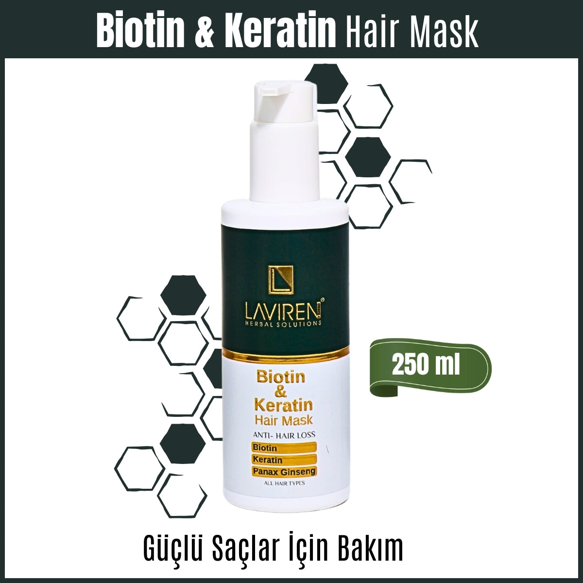 Laviren Biotin & Keratin Sac Maskesi - 1