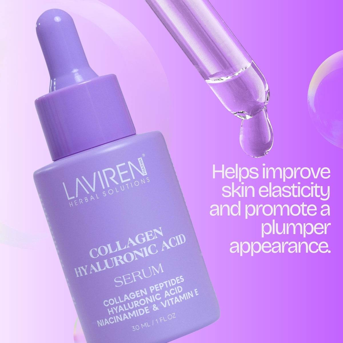 LAVIREN Collagen Hyaluronic Acid Serum - EN 2