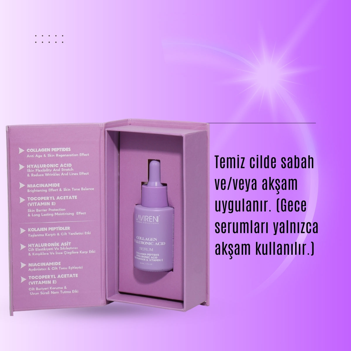 Laviren Kolajen & Hyaluronik Asit Serum - 3