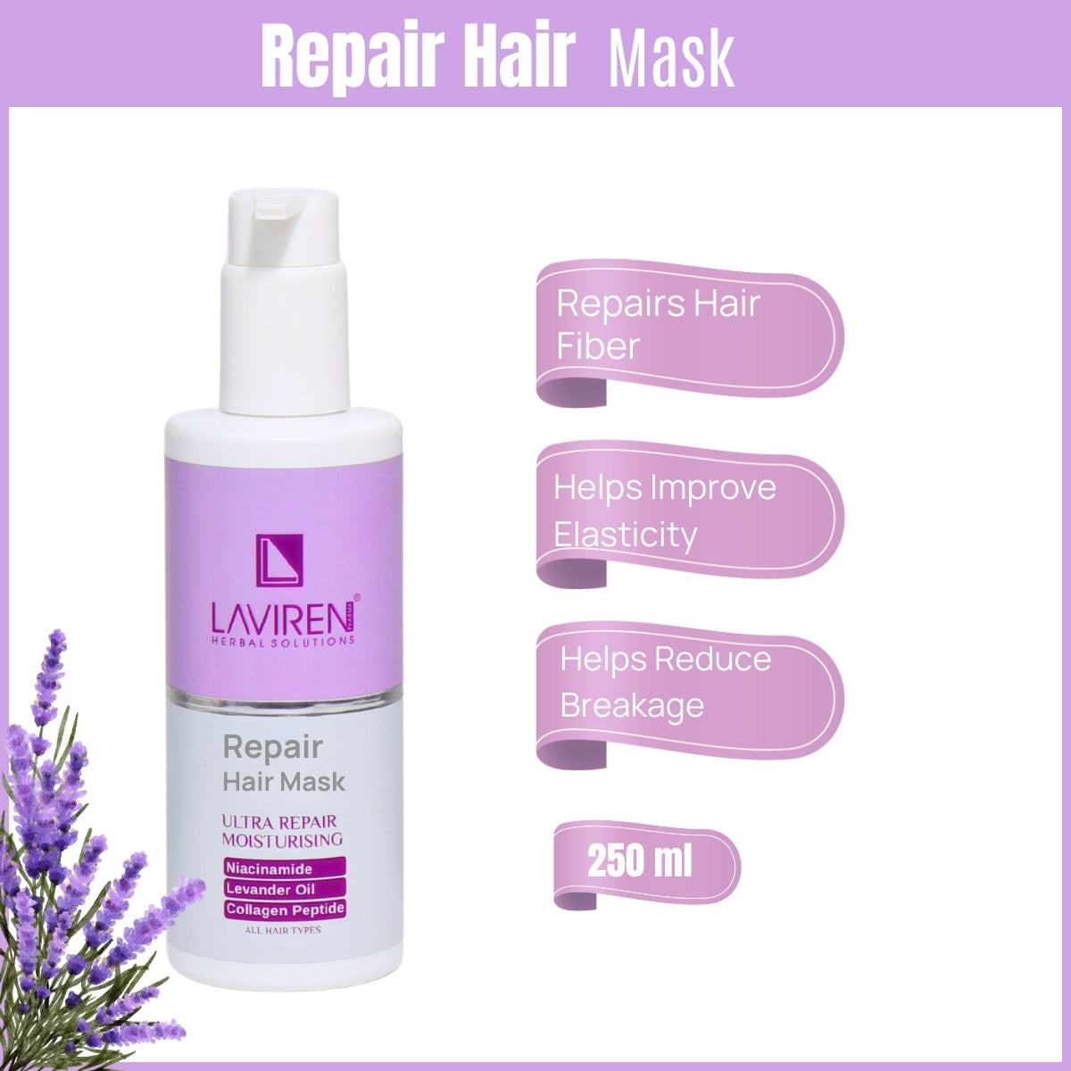 LAVIREN Repair Hair Mask - EN 2