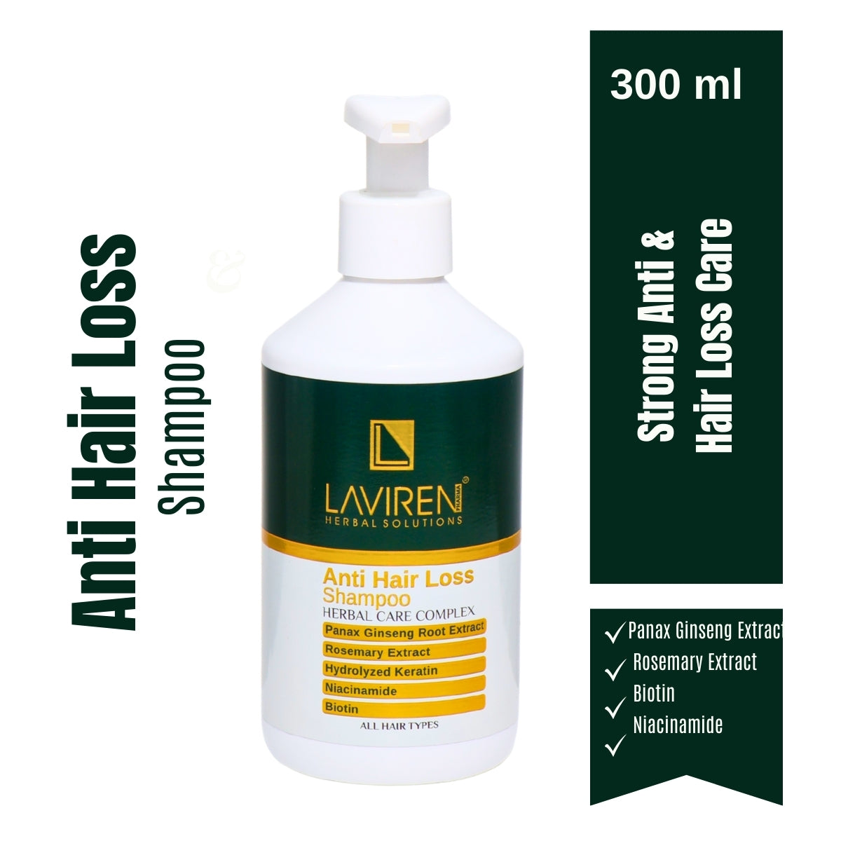 LAVIREN Anti Hair Loss Shampoo - EN 1