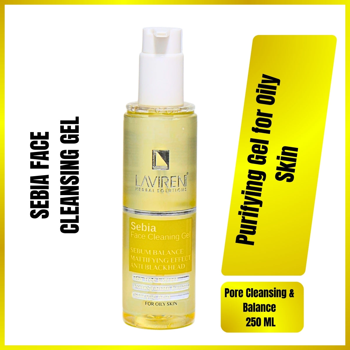 LAVIREN Sebia Face Cleaning Gel - EN 1