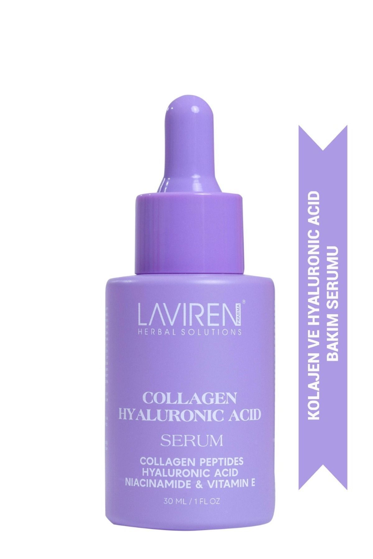 Yaşlanma Karşıtı Kolajen & Hyaluronic Acid Cilt Bakım Serumu 30 ml